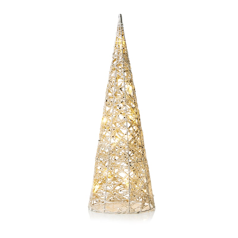 Cone Tree Lights Champagne 