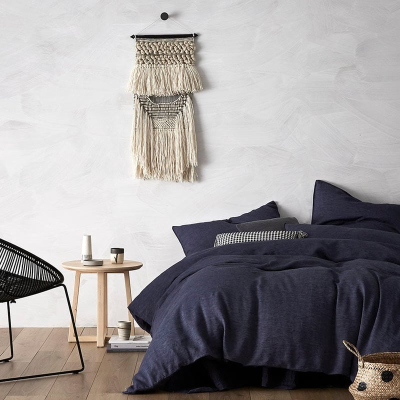 Vintage Washed Linen Denim Quilt Cover