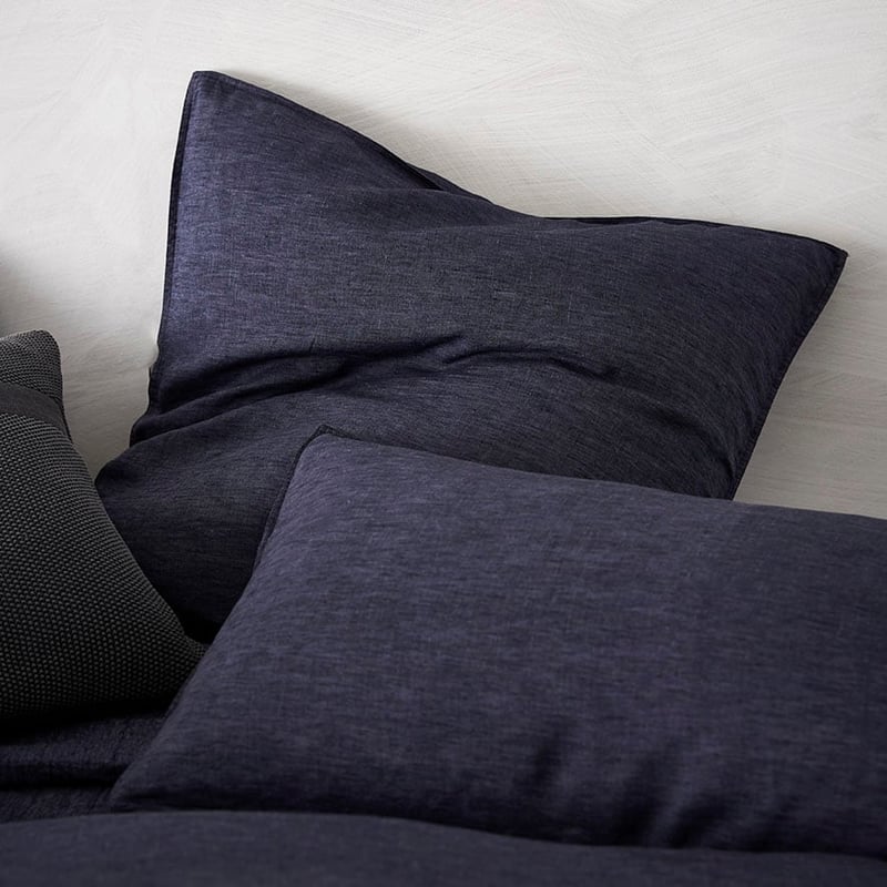 Vintage Washed Linen Denim Quilt Cover