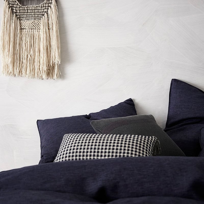 Vintage Washed Linen Denim Quilt Cover