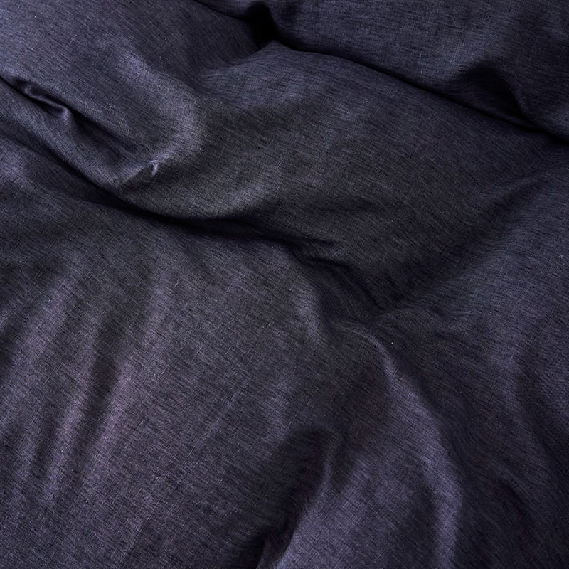 Vintage Washed Linen Denim Quilt Cover