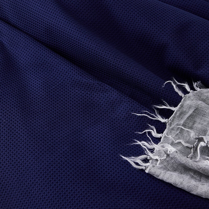 Tribeca Waffle Quilt Cover Set Navy