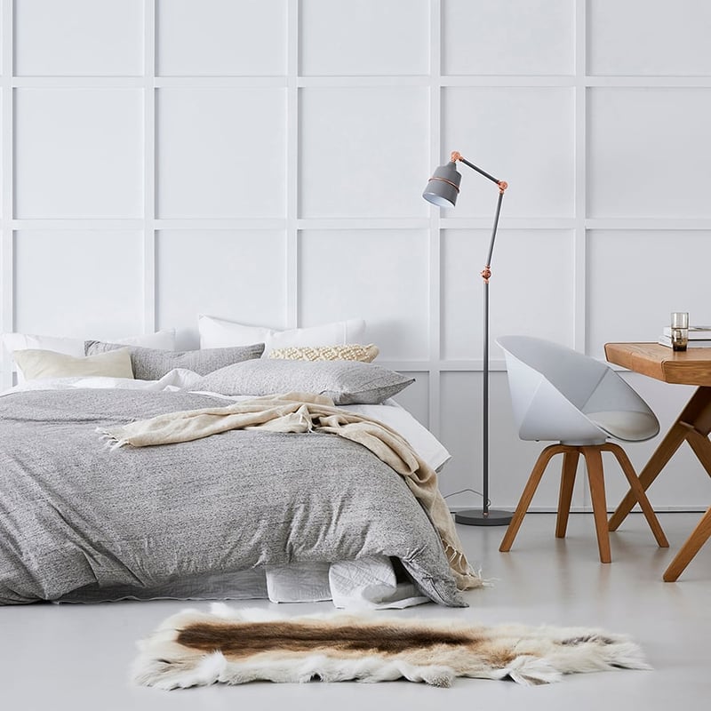 Ultra Soft Jersey Dark Marble Quilt Cover