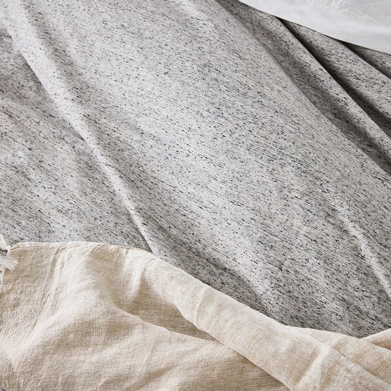 Ultra Soft Jersey Dark Marble Quilt Cover