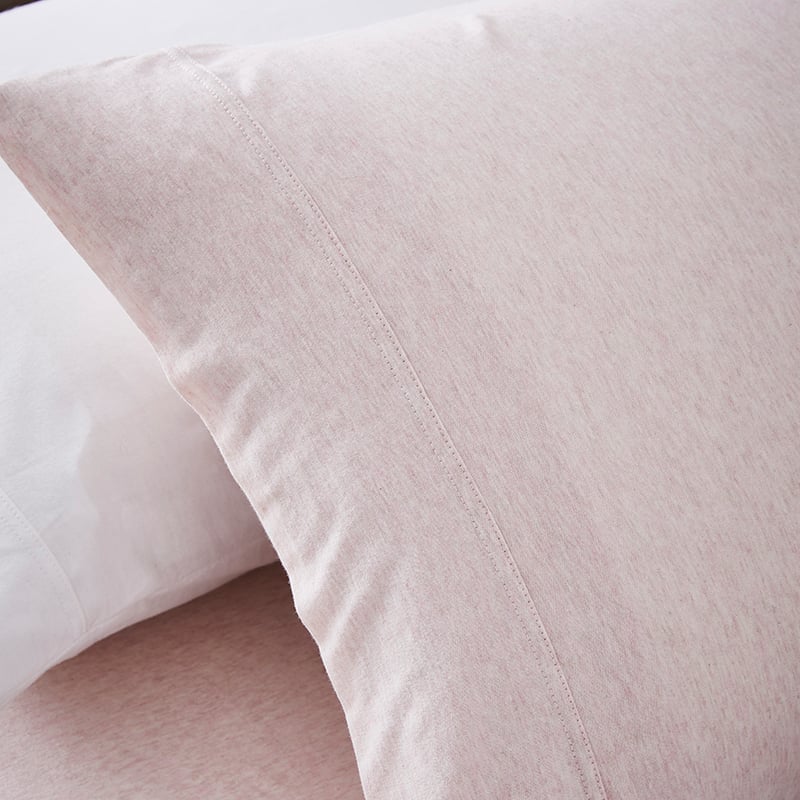 Ultra Soft Jersey Pink Marble Quilt Cover