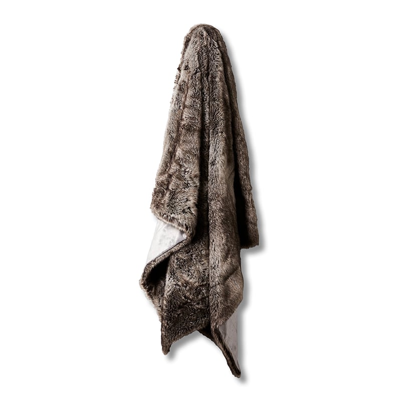 Montana Cinnamon Fur Throw