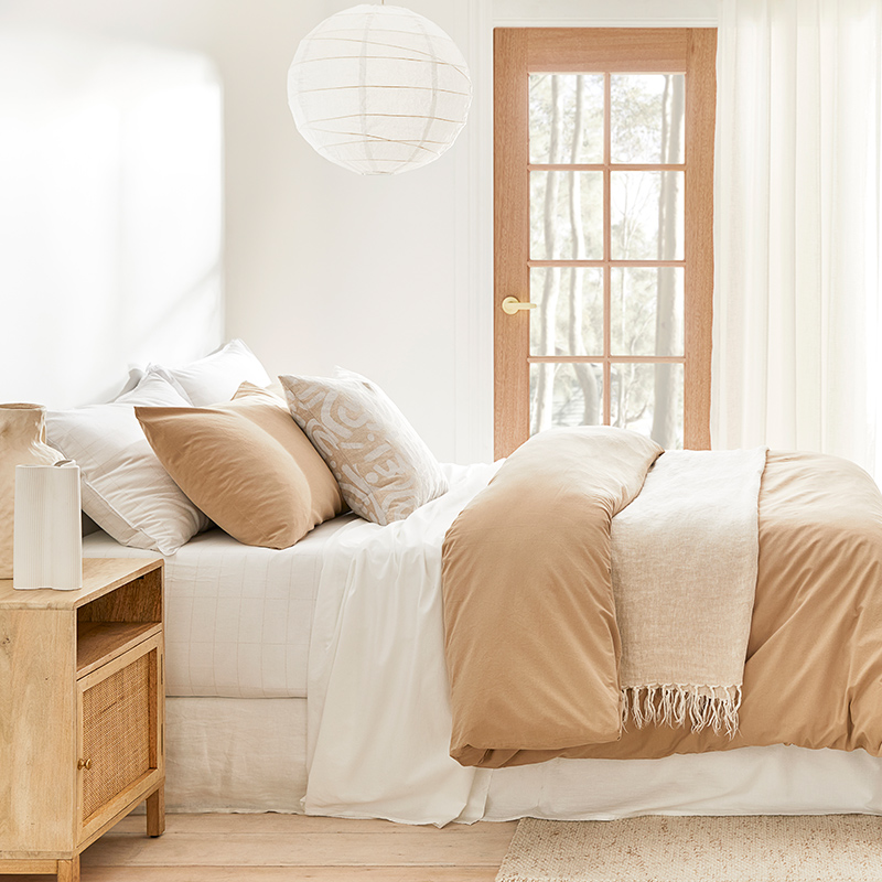 The Best 3 Bed Linen Fabrics for a LivedIn Look Adairs