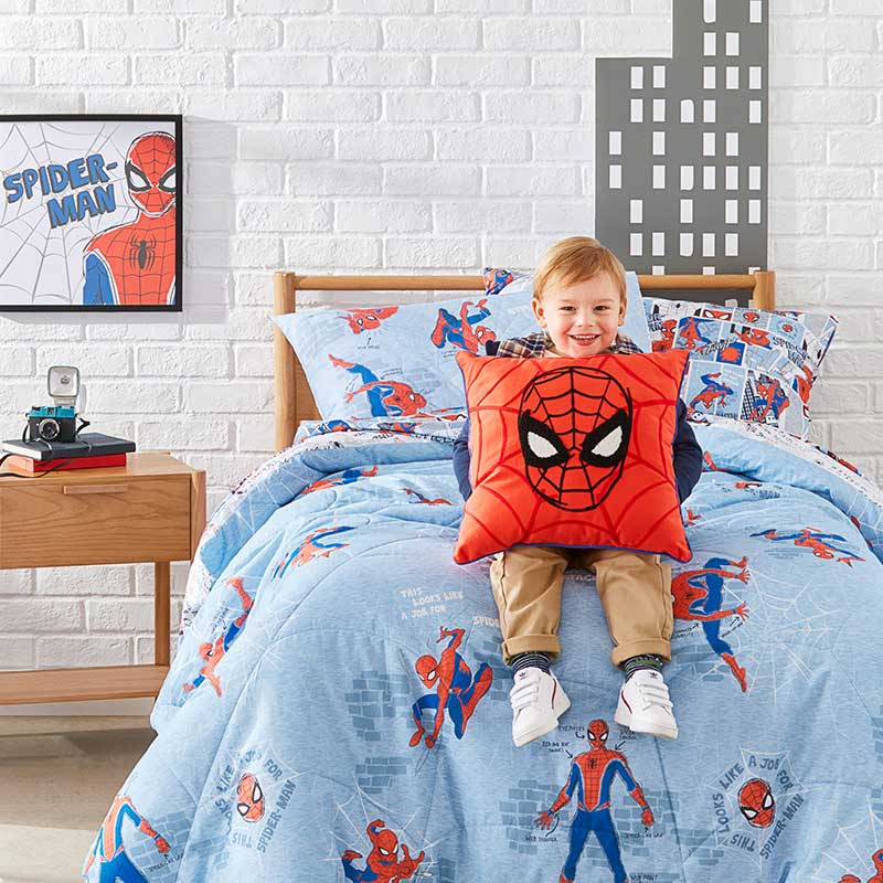 Toddler Bed Spiderman Bedding Set Full Spiderman Comforter Full