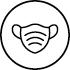 Face mask icon.