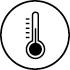 High temperature icon.