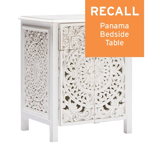RECALL - Panama Bedside Table.