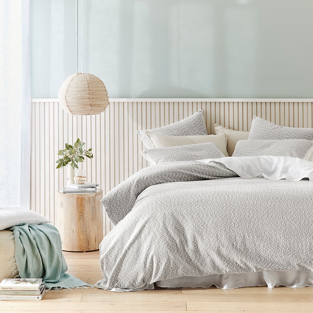 Blake Dove Boucle Quilt Cover Separates Adairs