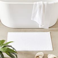 Flinders White Bath Mat
