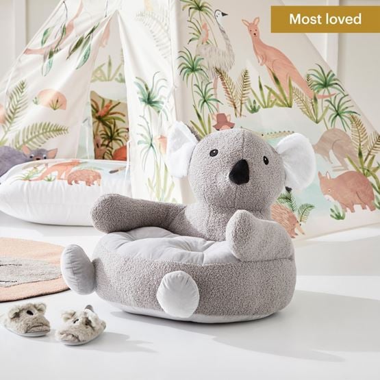 Animal Grey Koala Cuddle Chair