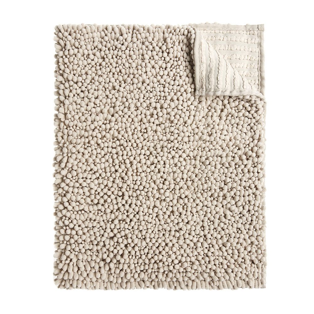 Mercer + Reid Microplush Stone Bobble Bath Mat Adairs