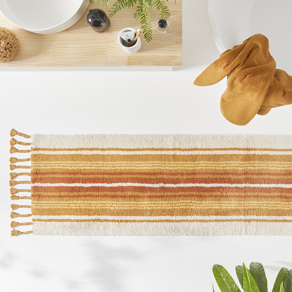 Harvest Ginger Multi Bath Runner Adairs