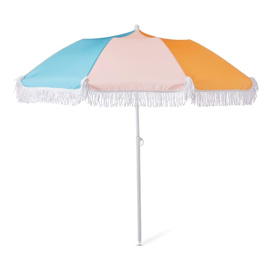 Colour Block Beach Umbrella Adairs