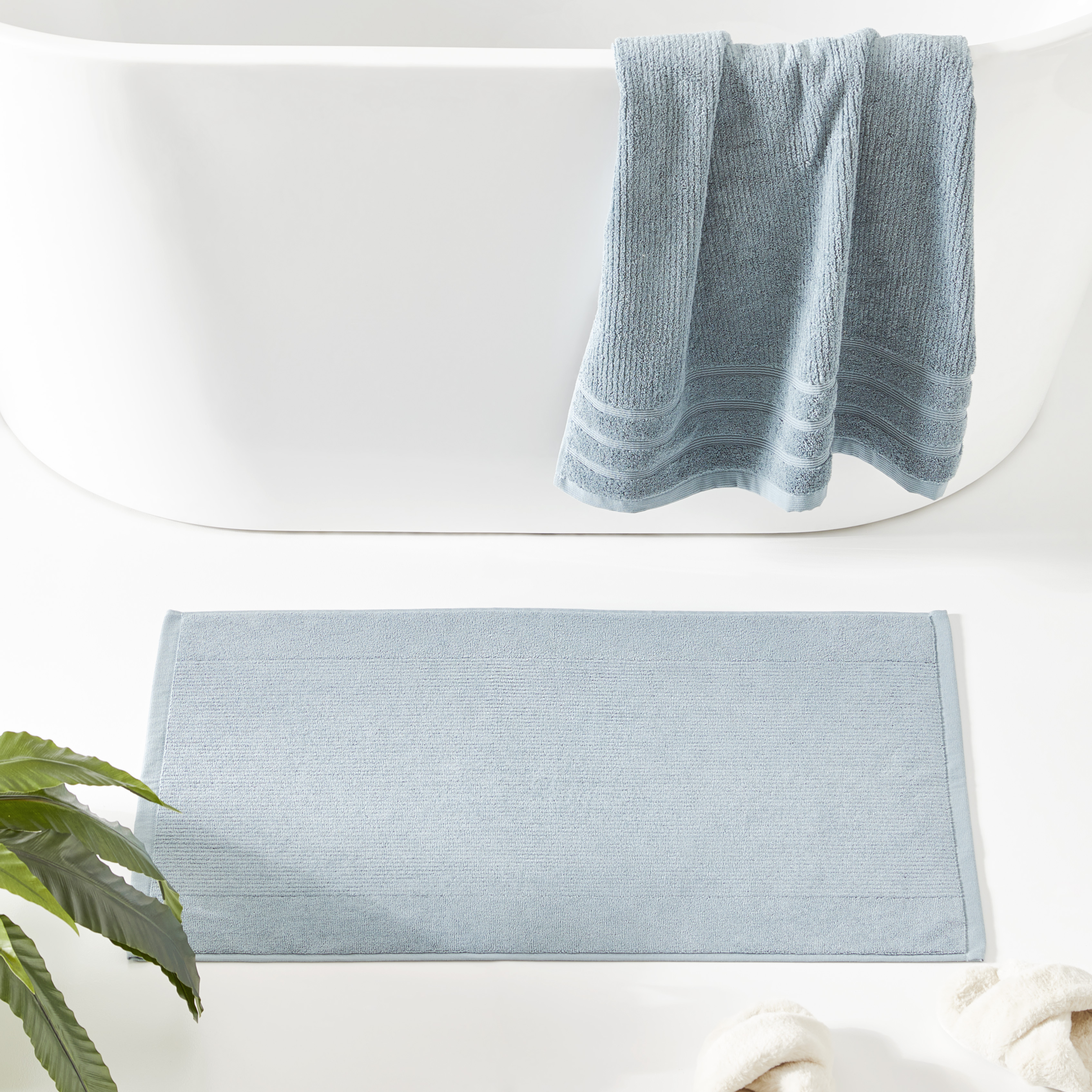 Flinders Sea Blue Towel Range Adairs