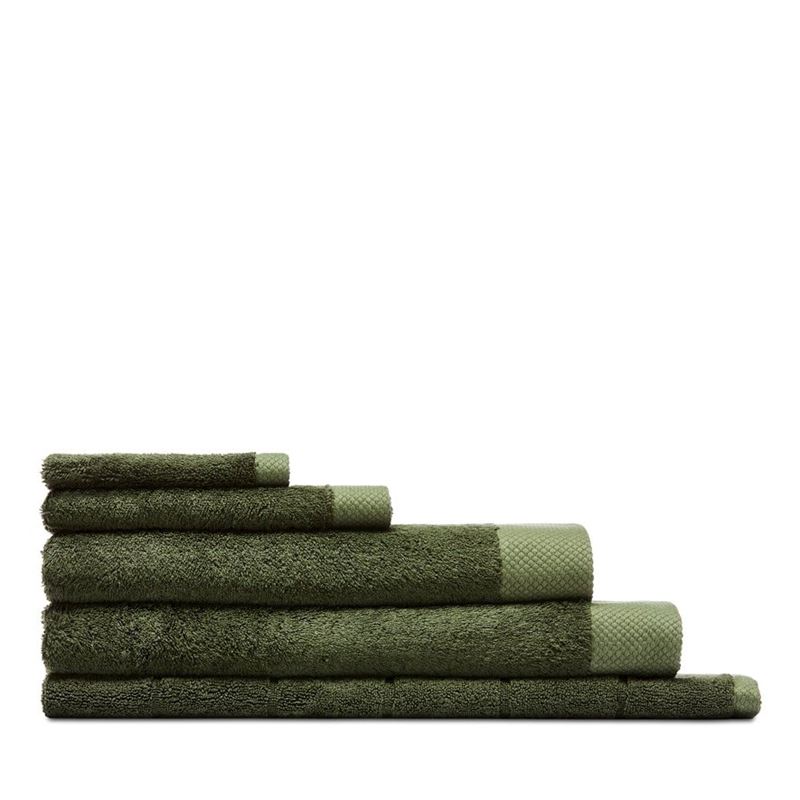 Navara Solid Basil Bamboo Cotton Towel Range