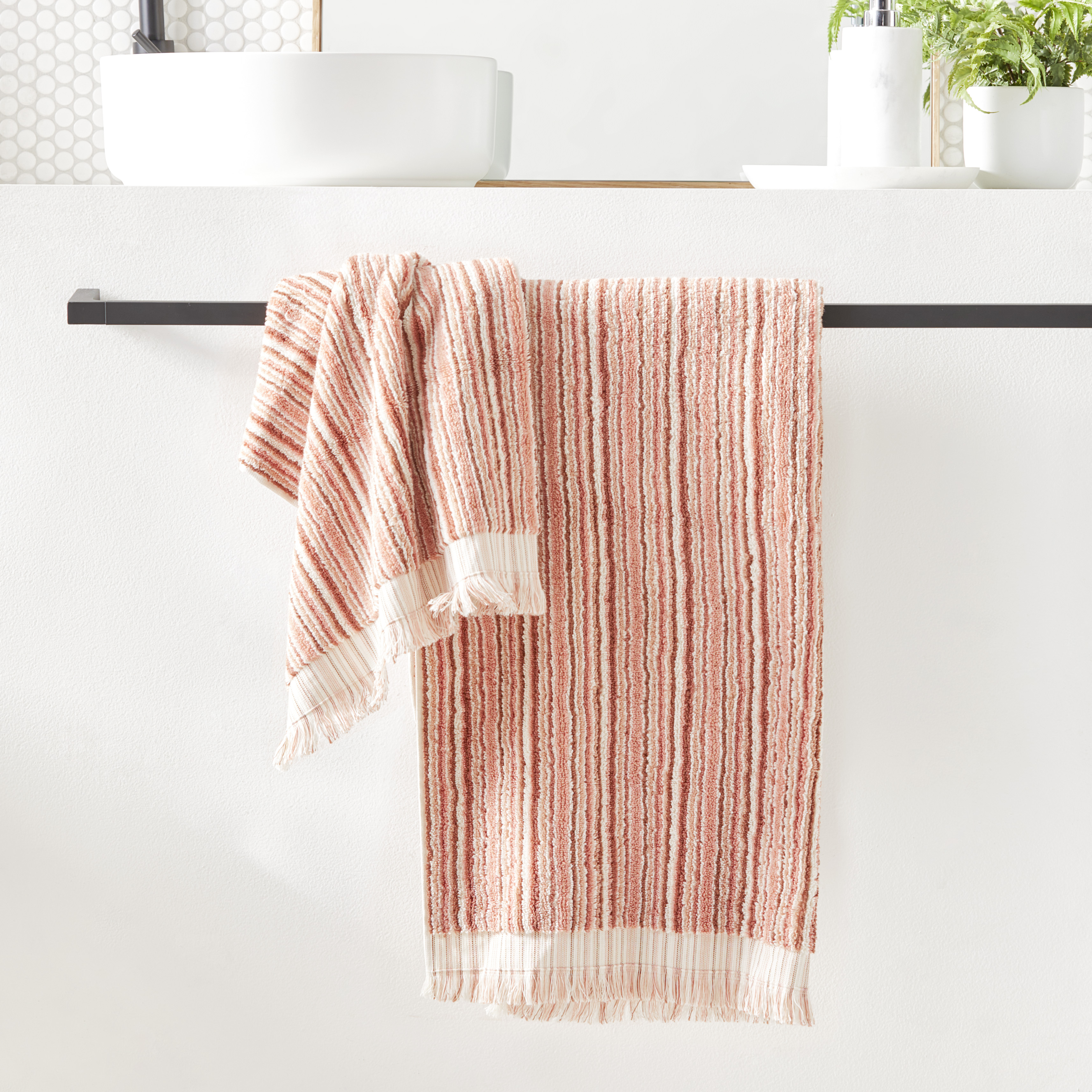 European Sienna Cinnamon Multi Turkish Cotton Towel Range Adairs