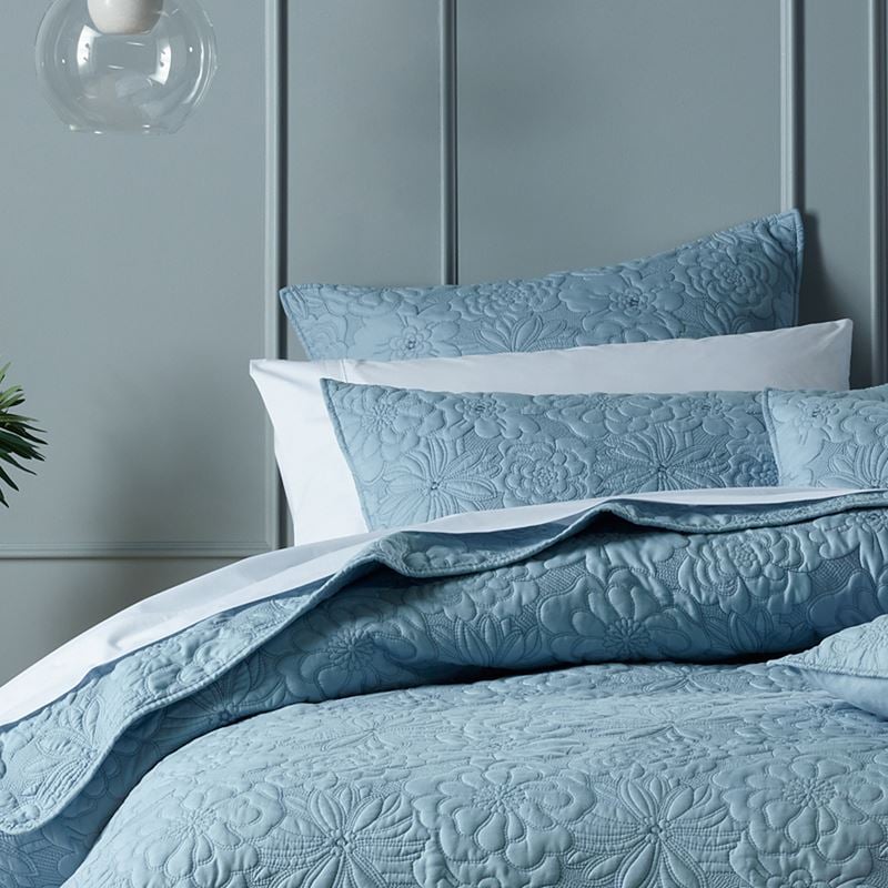 Sabrina Provincial Blue Bedspread Set Separates