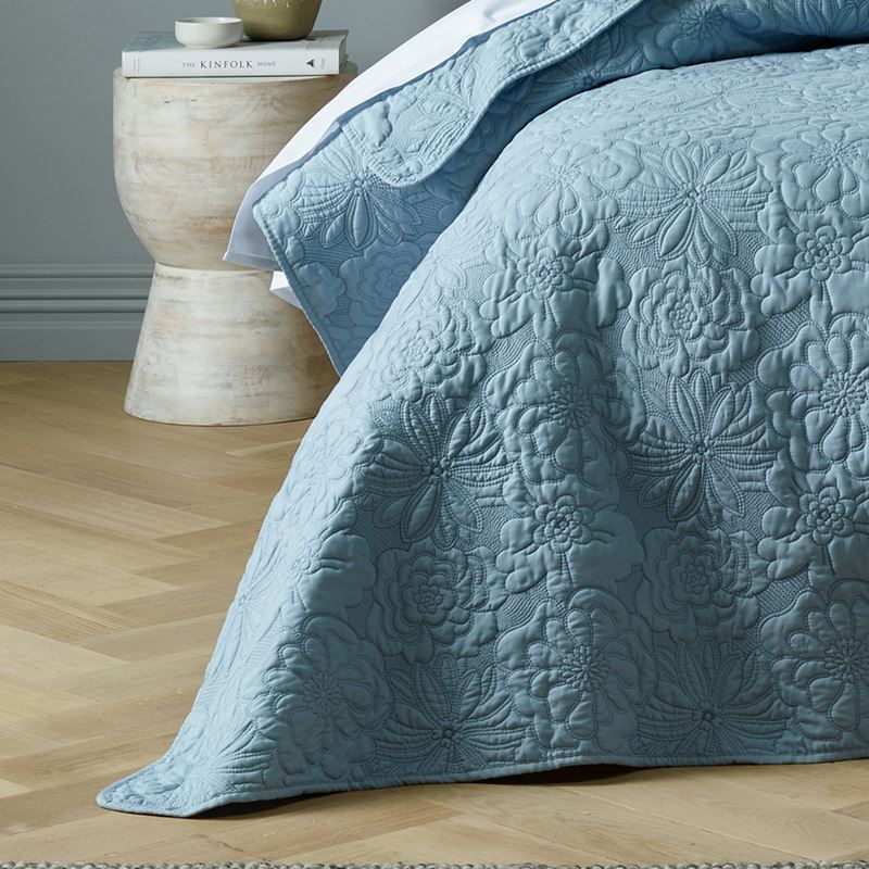 Sabrina Provincial Blue Bedspread Set Separates