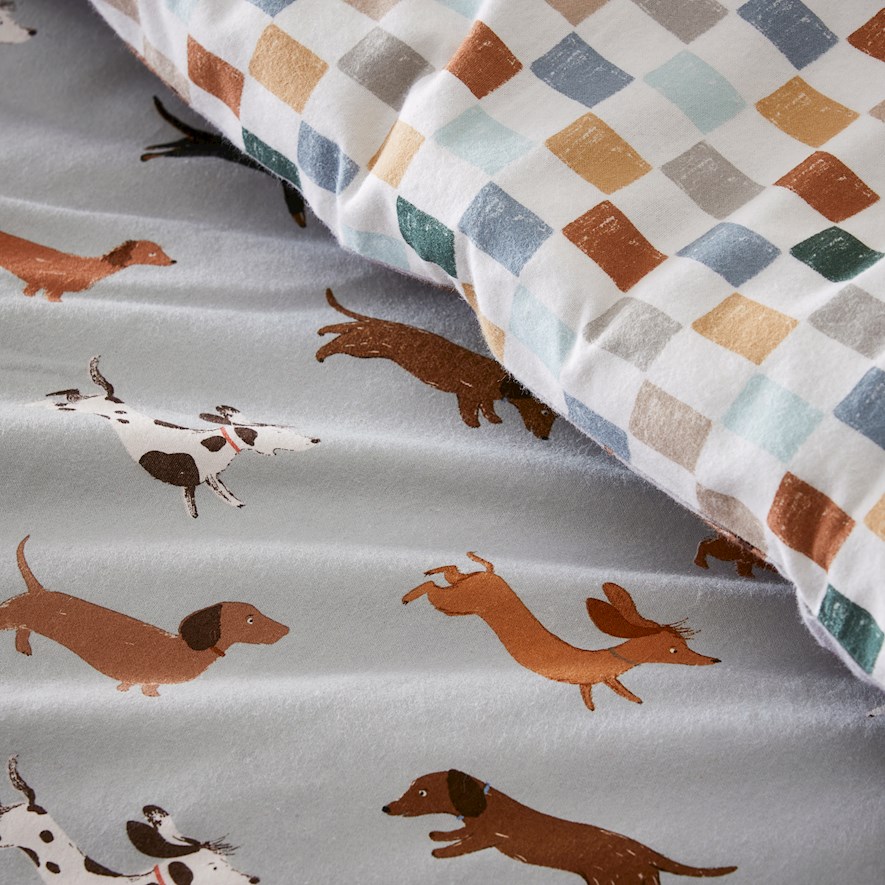 Dachshund cheap flannel sheets