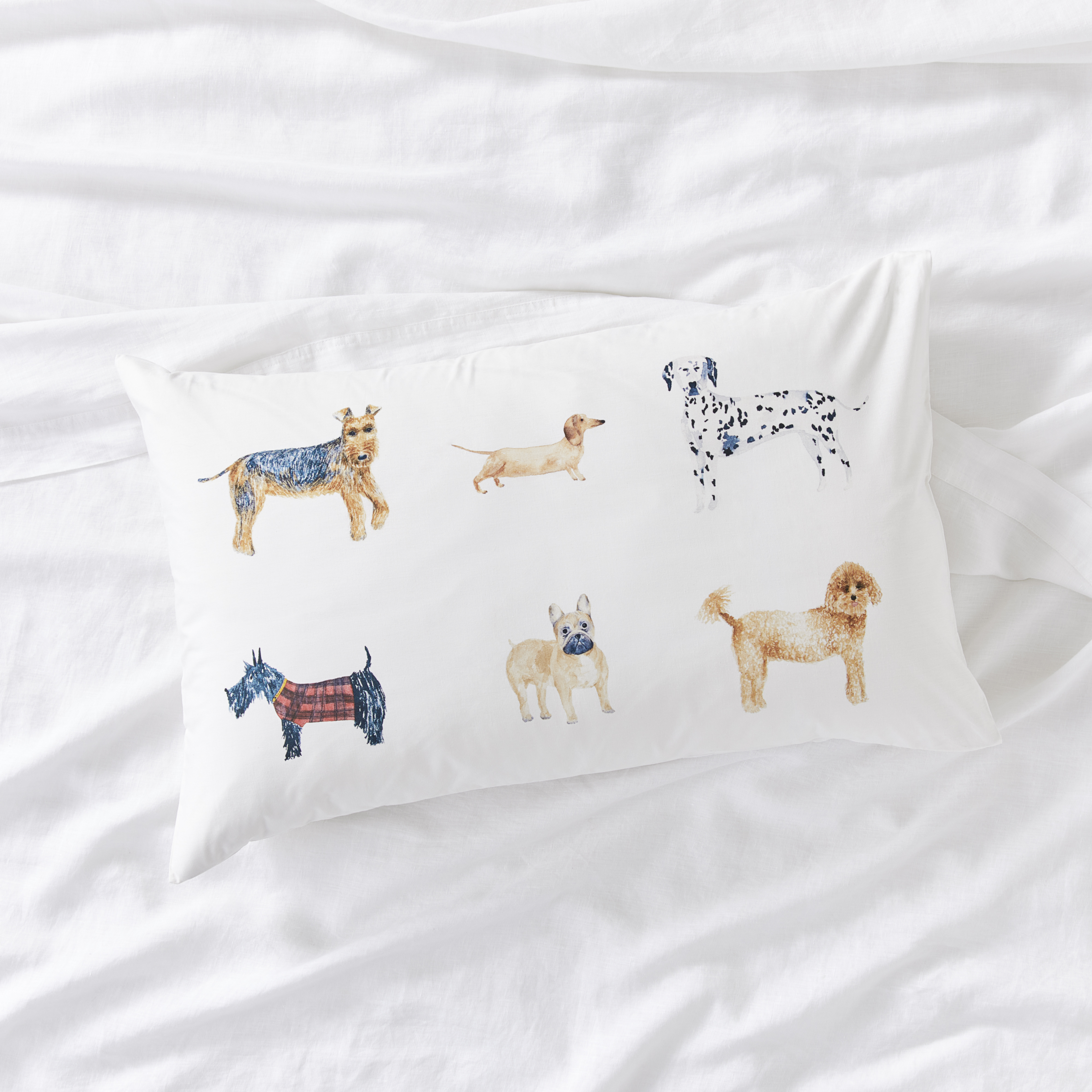 Text Pillowcase Dogs Adairs