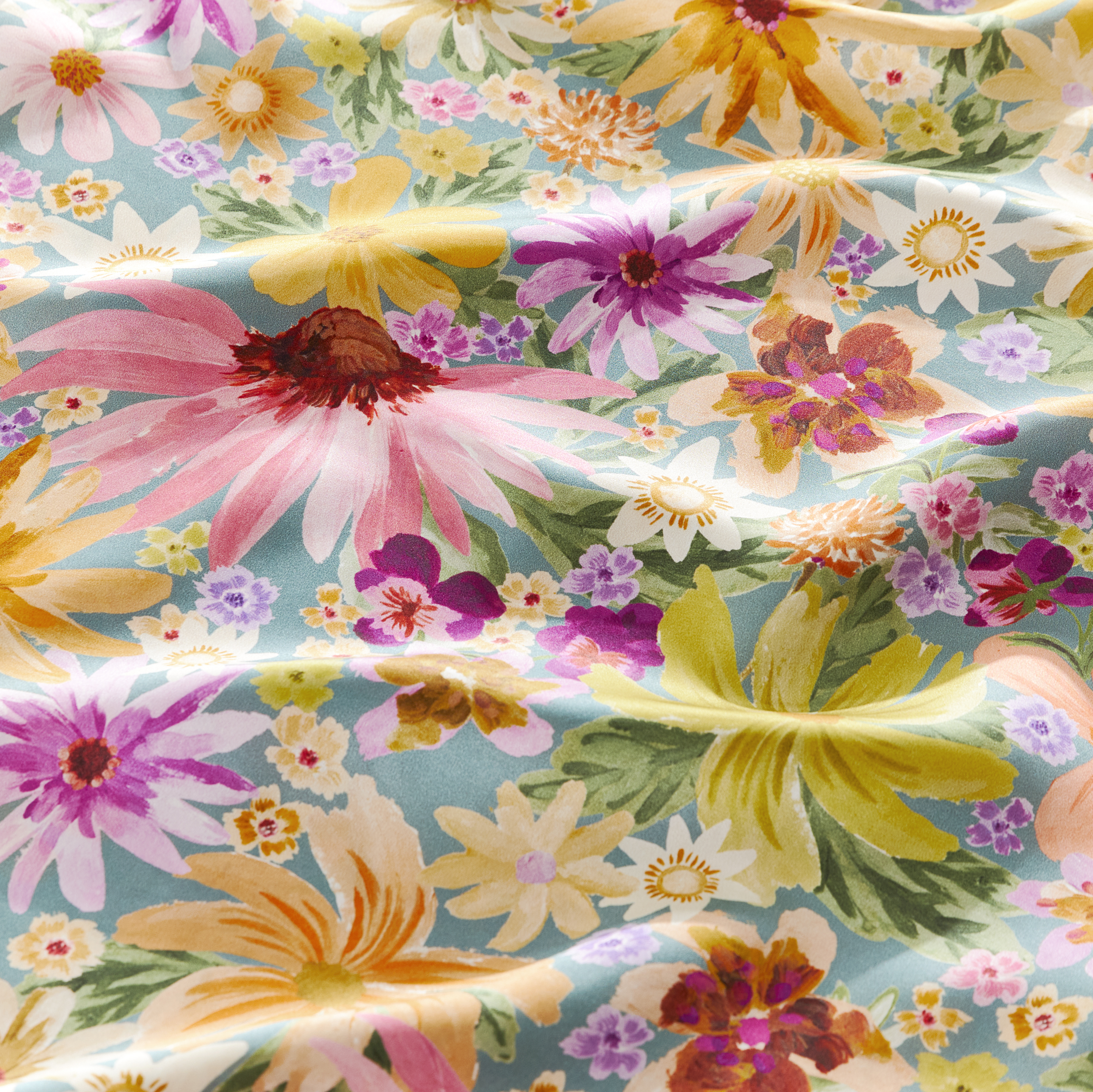 Pure Silk Alexa Floral Printed Pillowcase Adairs