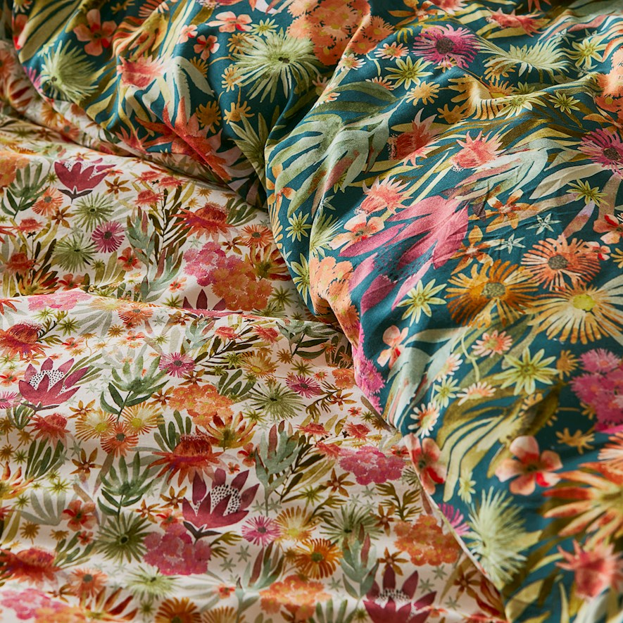 Pia Multi Bamboo Cotton Pillowcase Adairs