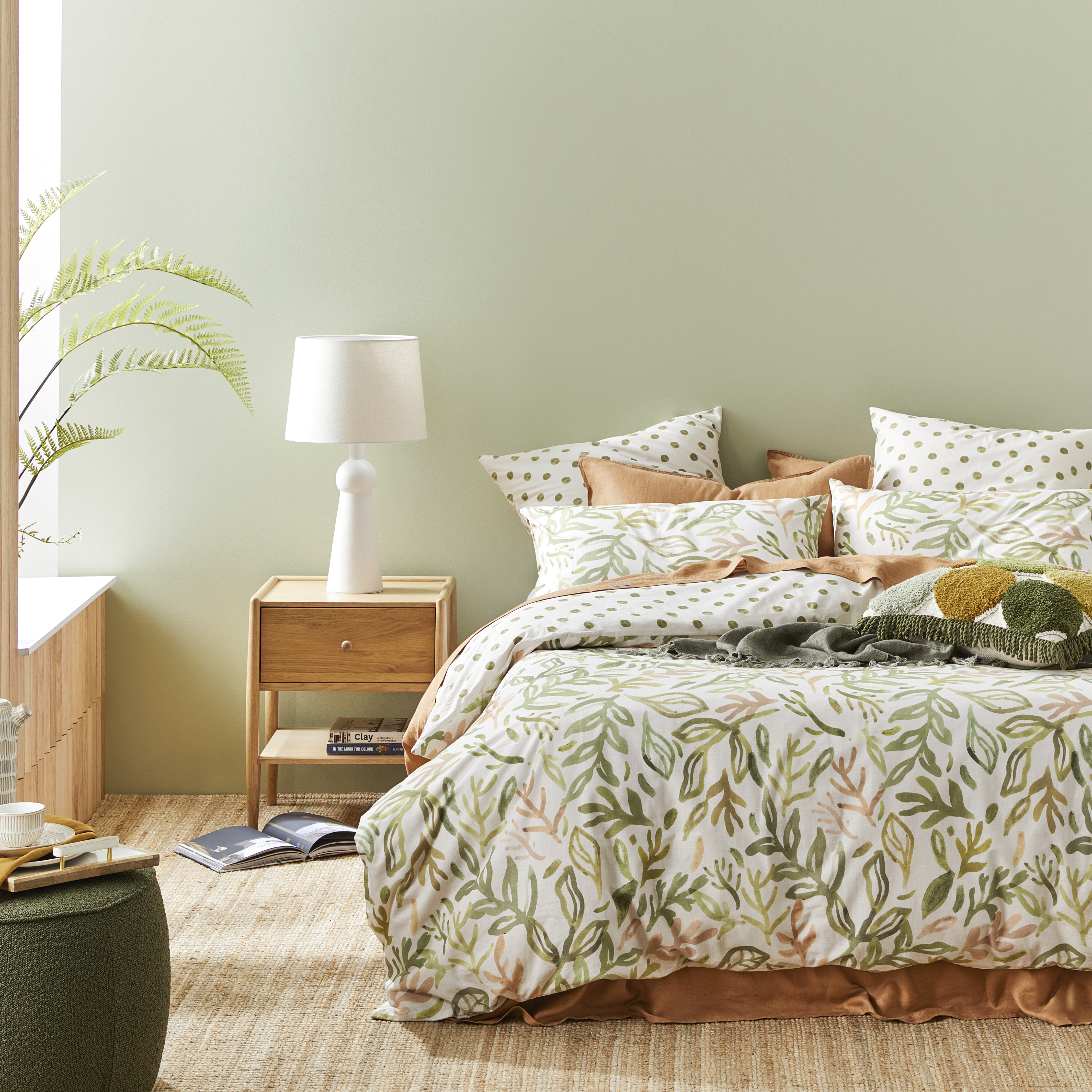 Retreat Green Pillowcases Adairs