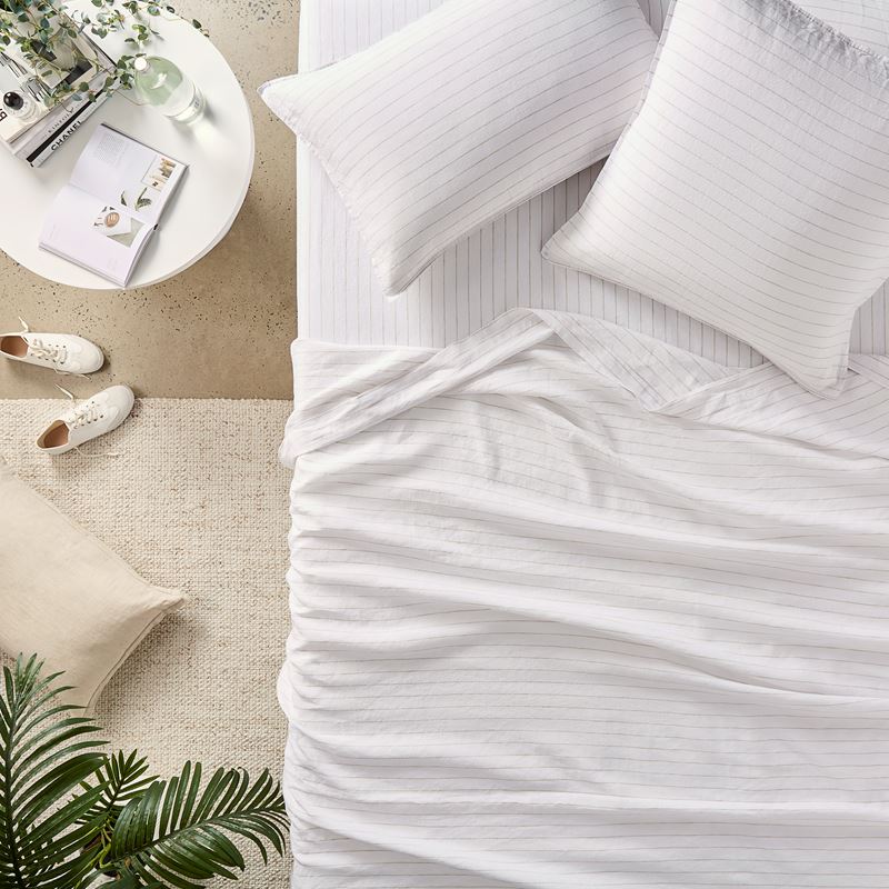 Vintage Washed Linen Linen Stripe Pillowcases
