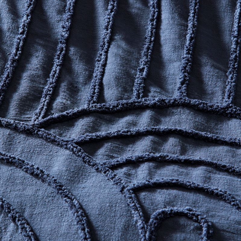 Archie Navy Tufted Pillowcases