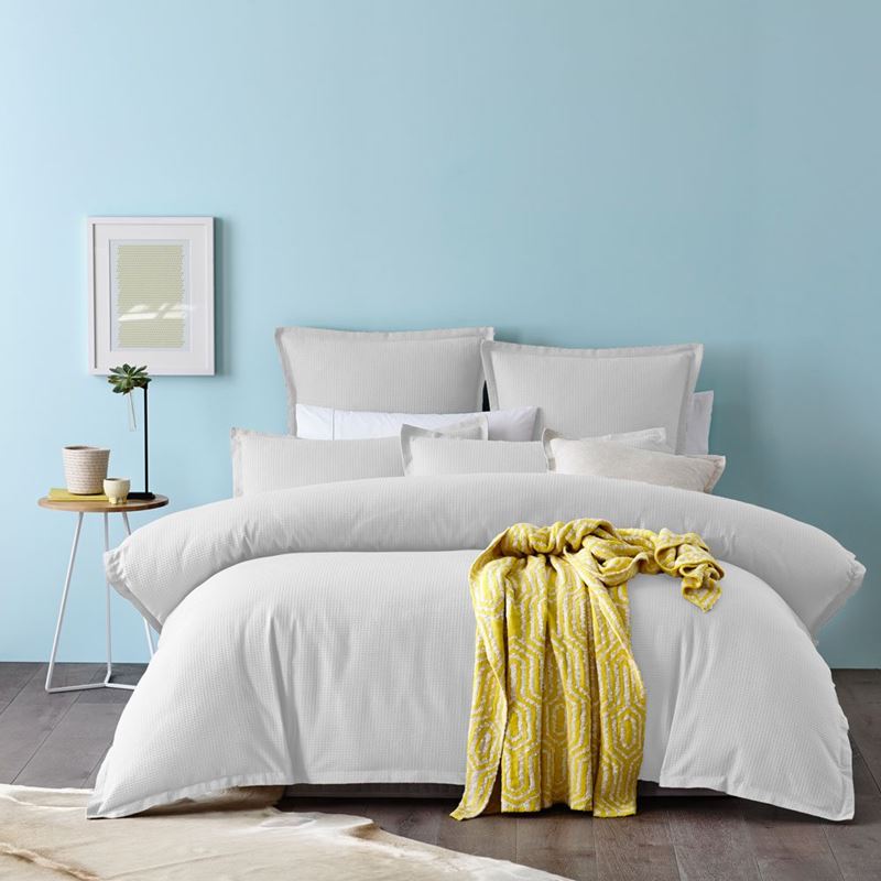 Riley White Quilt Cover Set + Separates