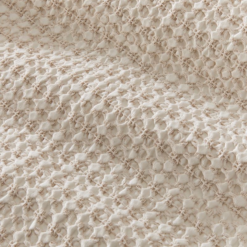Ren Waffle Oatmeal Quilt Cover Separates