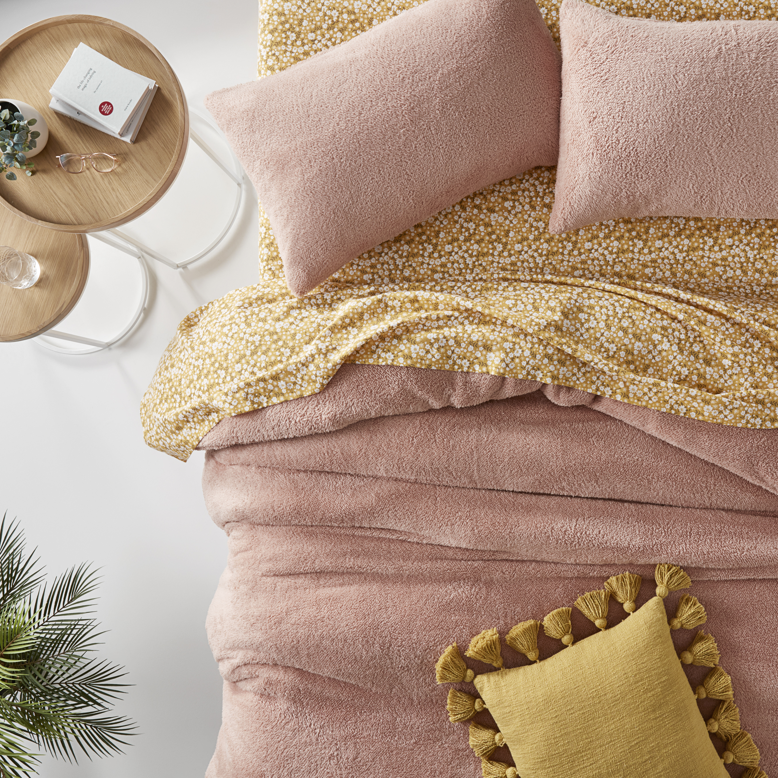 Sherpa Pink Quilt Cover Set + Separates Adairs