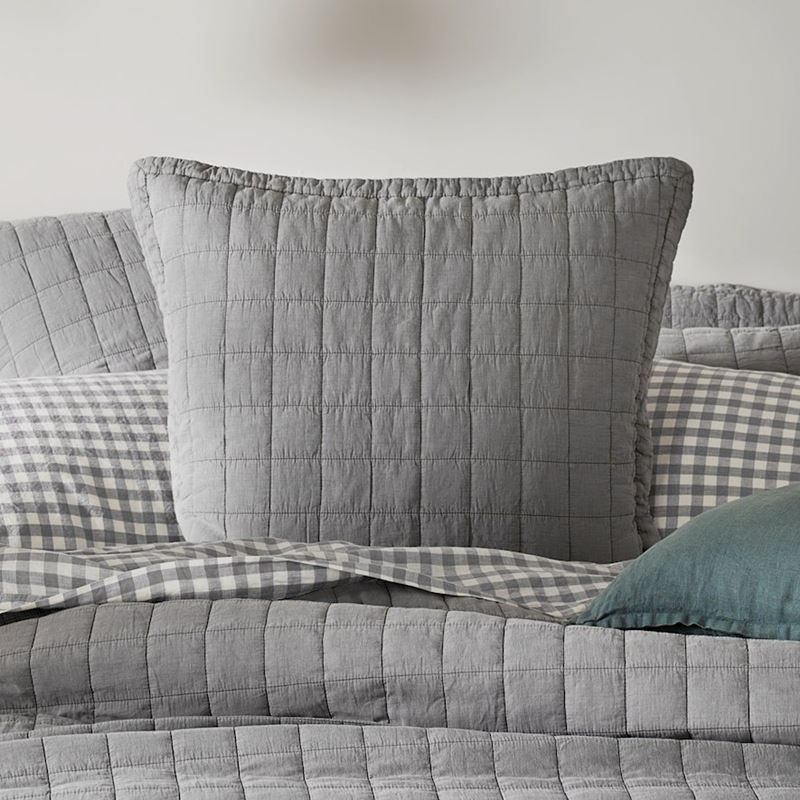 Mosman Smoke Quilted Quilt Cover Separates