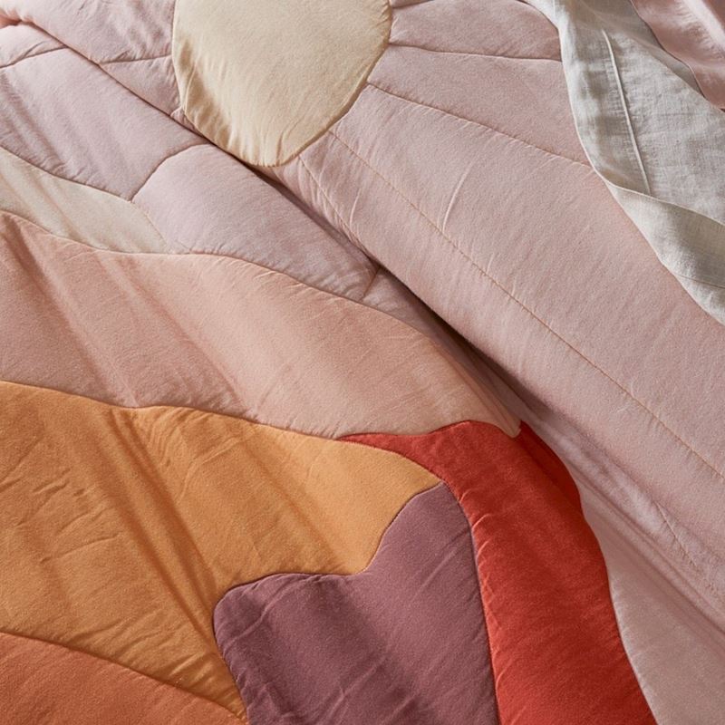 Maus Haus Pink Mountain Quilted Quilt Cover Separates