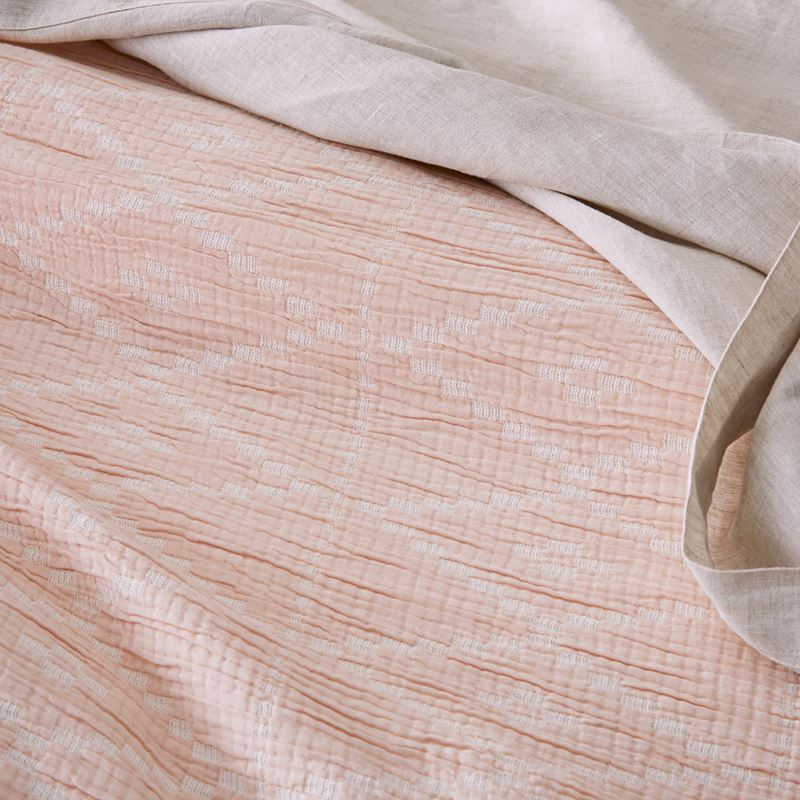 Molly Soft Pink Matelasse Quilt Cover Separates