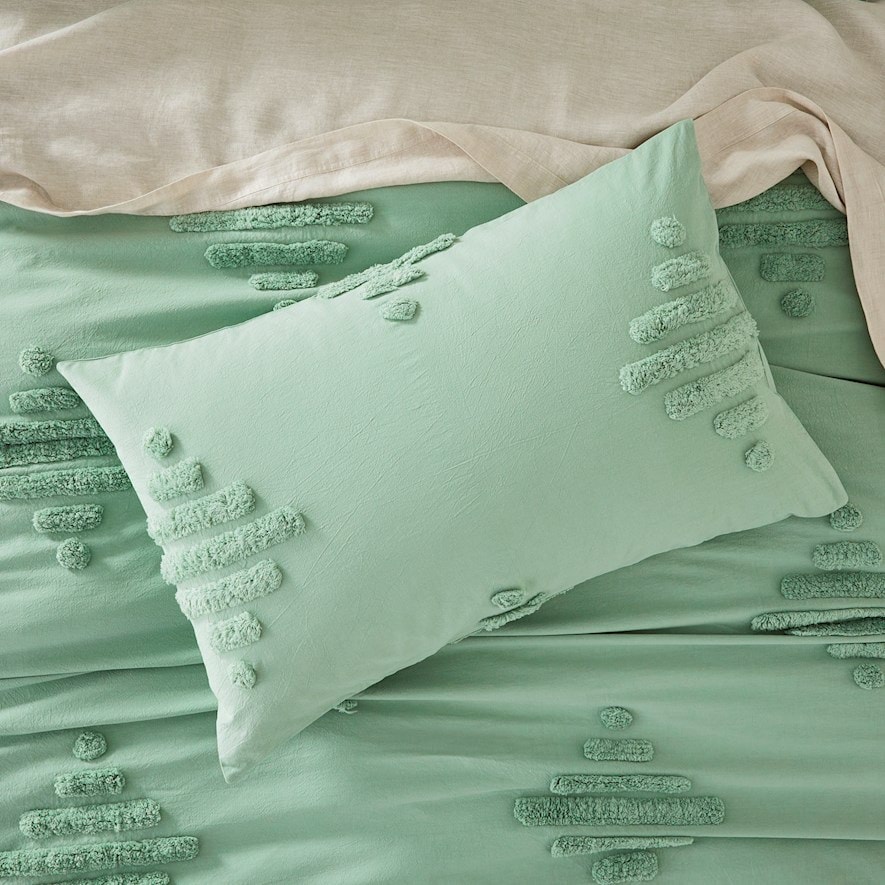 Cleo Eucalyptus Quilt Cover Set + Separates Adairs