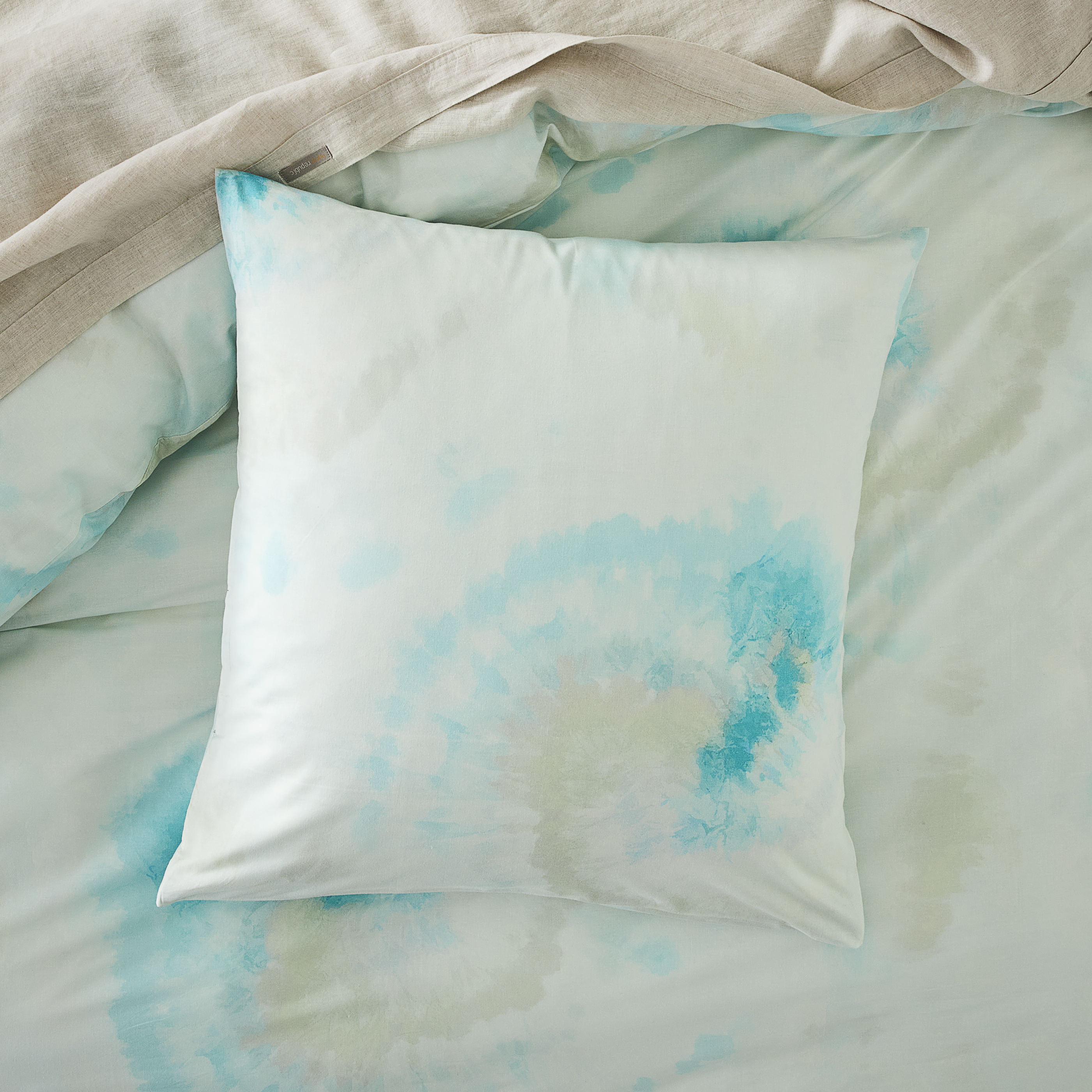 Billie Blue Tie Dye Quilt Cover Set Adairs