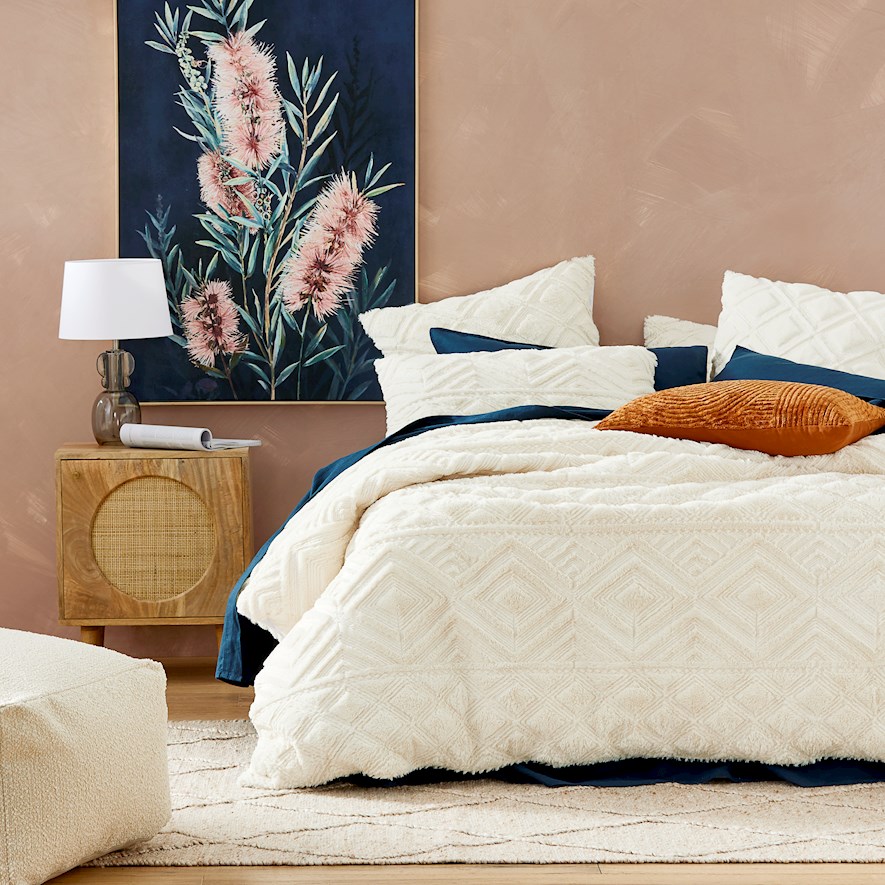 Vancouver Queen Snow Quilt Cover Separates Adairs