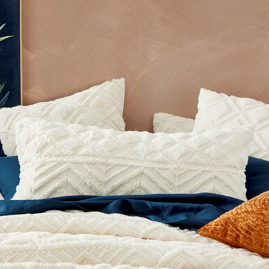 Vancouver Queen Snow Quilt Cover Separates Adairs