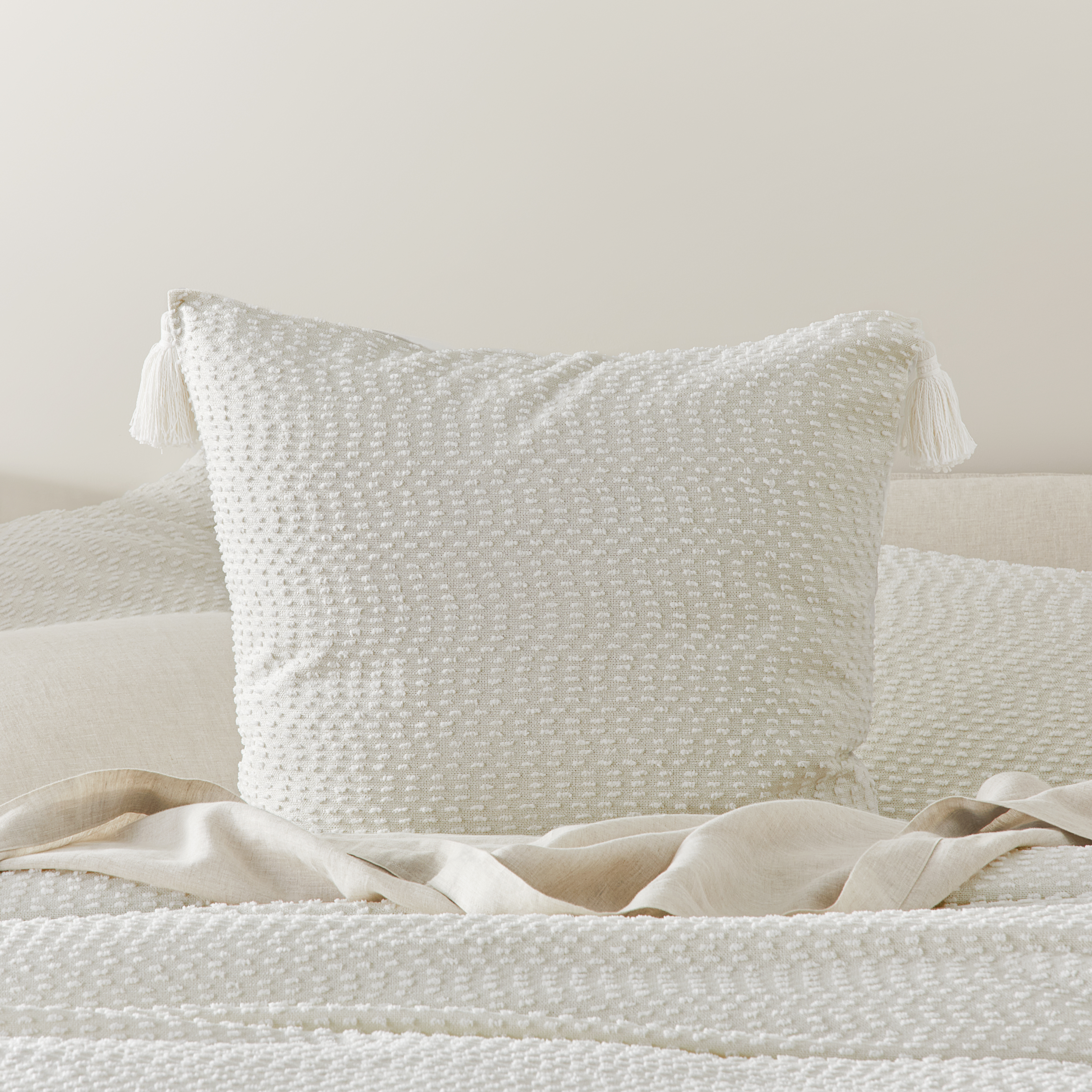 Beau Boucle Cream Quilt Cover Separates Adairs