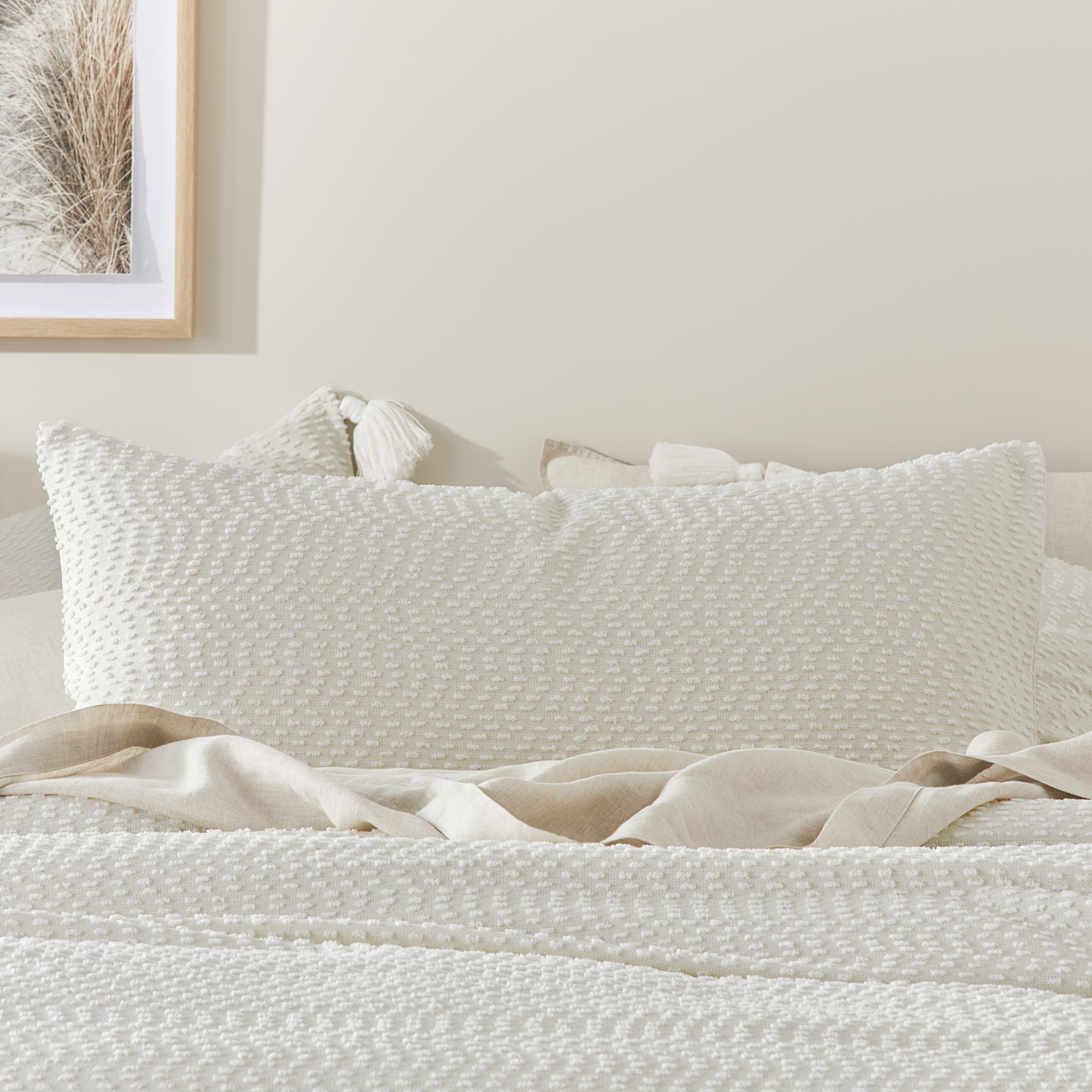 Beau Boucle Cream Quilt Cover Separates Adairs