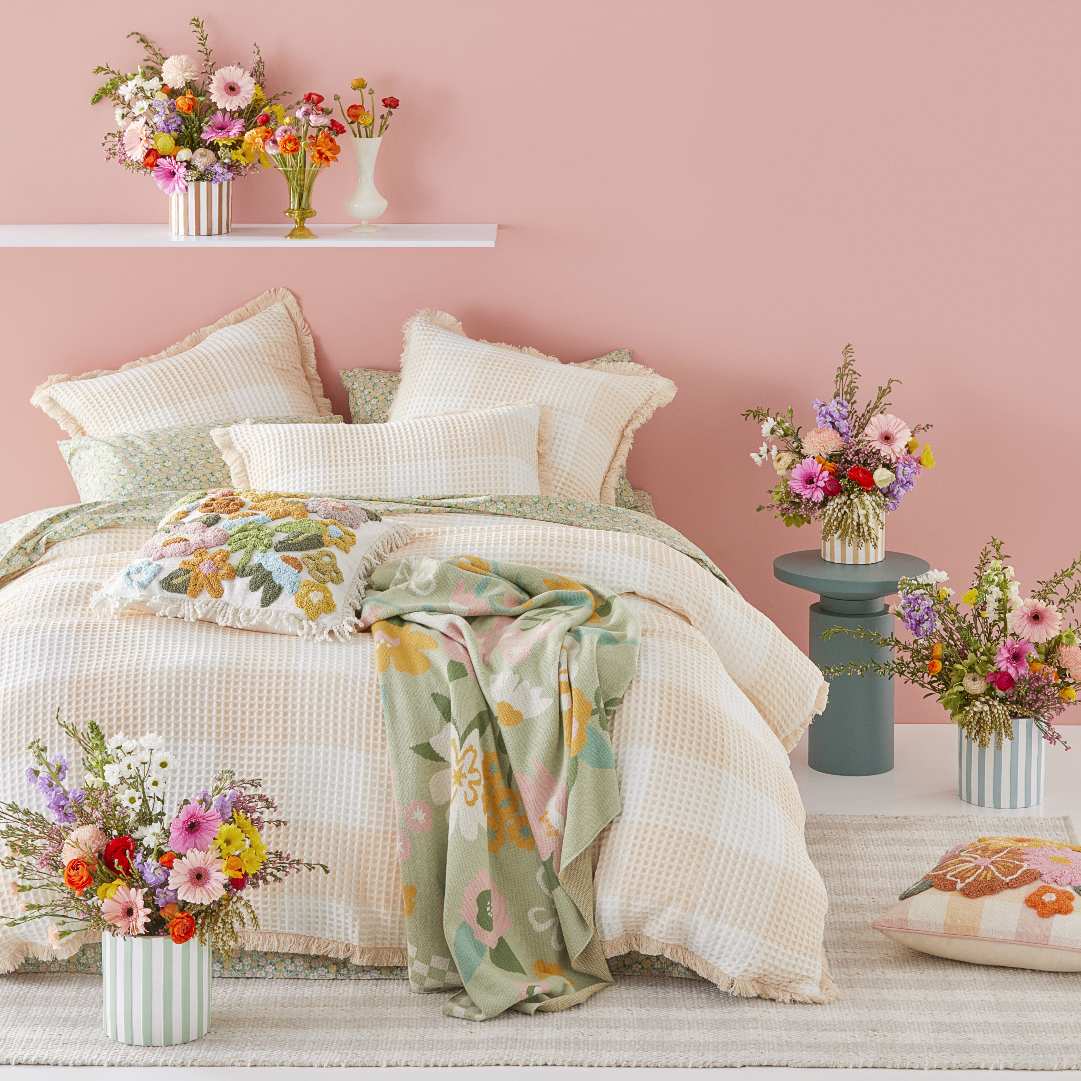 Adairs waffle quilt cover online