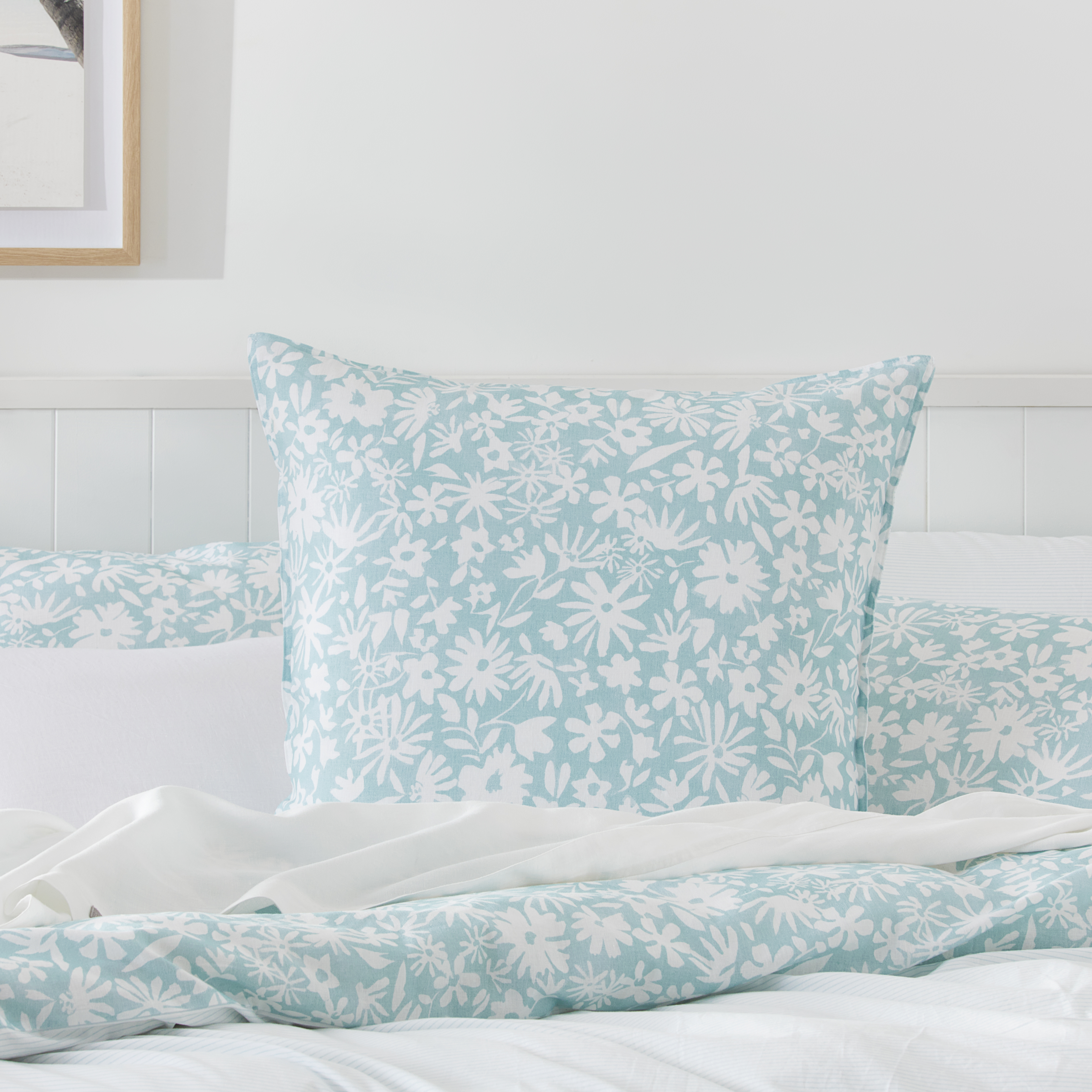 Daisy Sky Soft Blue Quilt Cover Set + Separates Adairs
