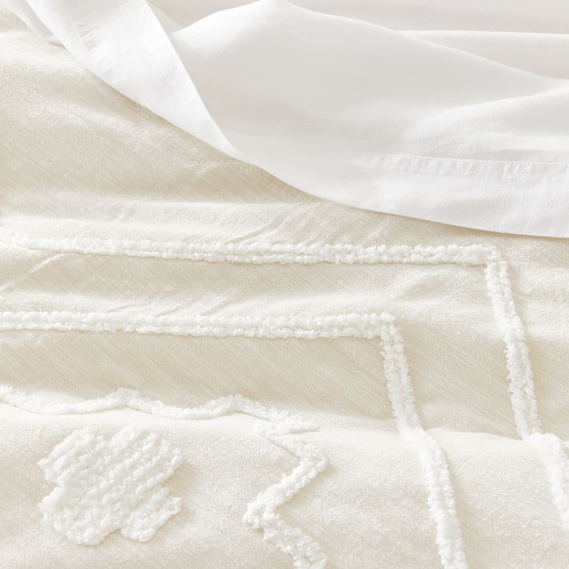 Oslo Tufted Natural Quilted Quilt Cover Separates