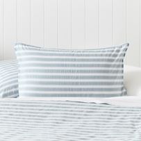 Stonewashed Cotton Provincial Stripe Pillowcases