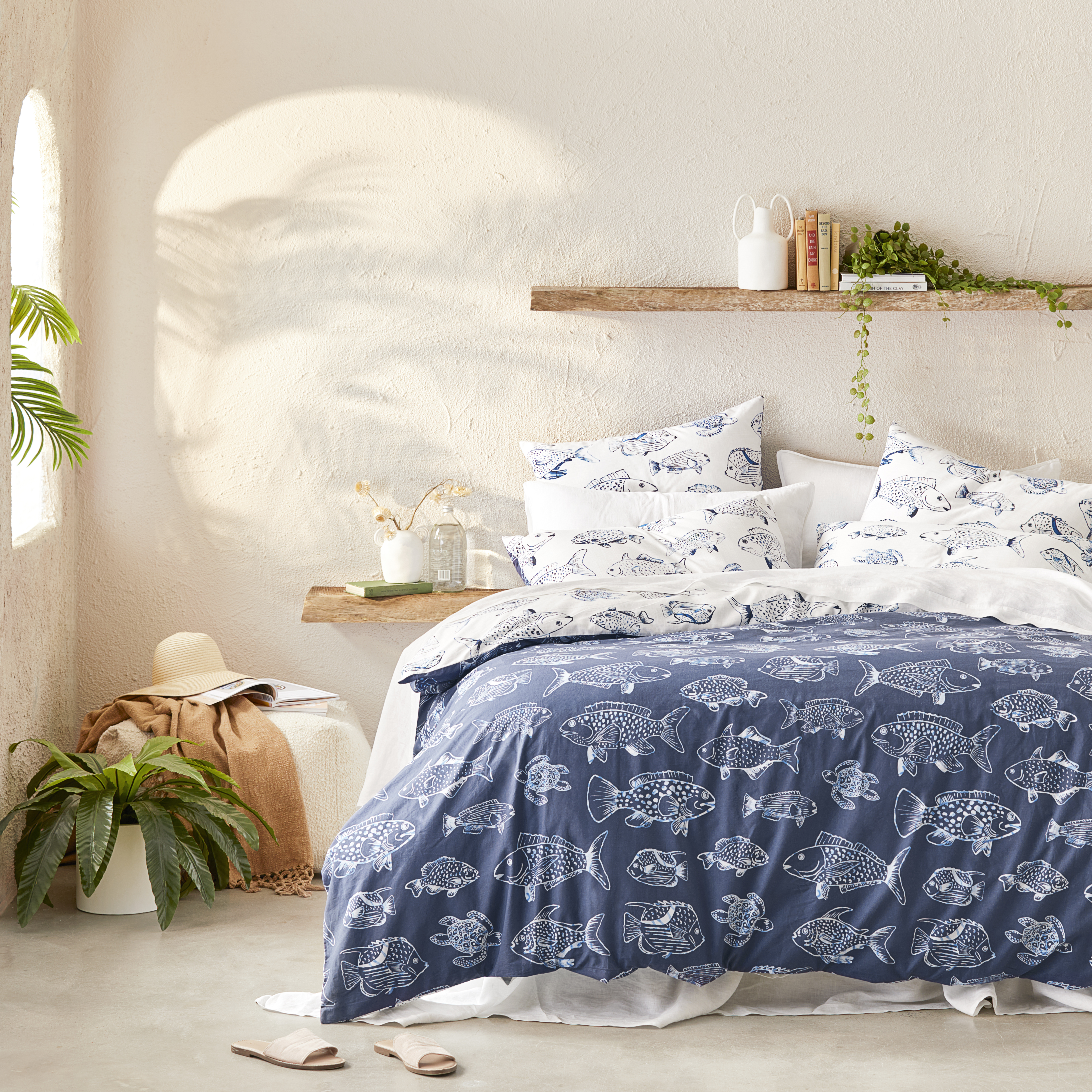 Adairs fish quilt cover sale